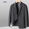 Men's Slim Fit Plaid Business Casual Suit Jacket