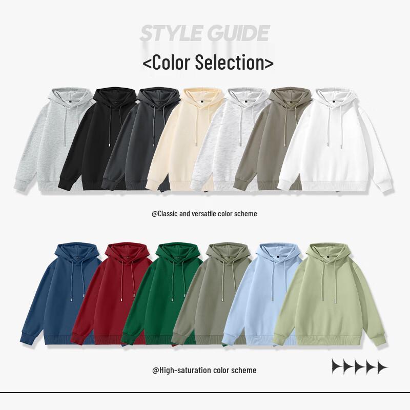 Warrior Men's Solid Color Heavyweight Hooded Pullover