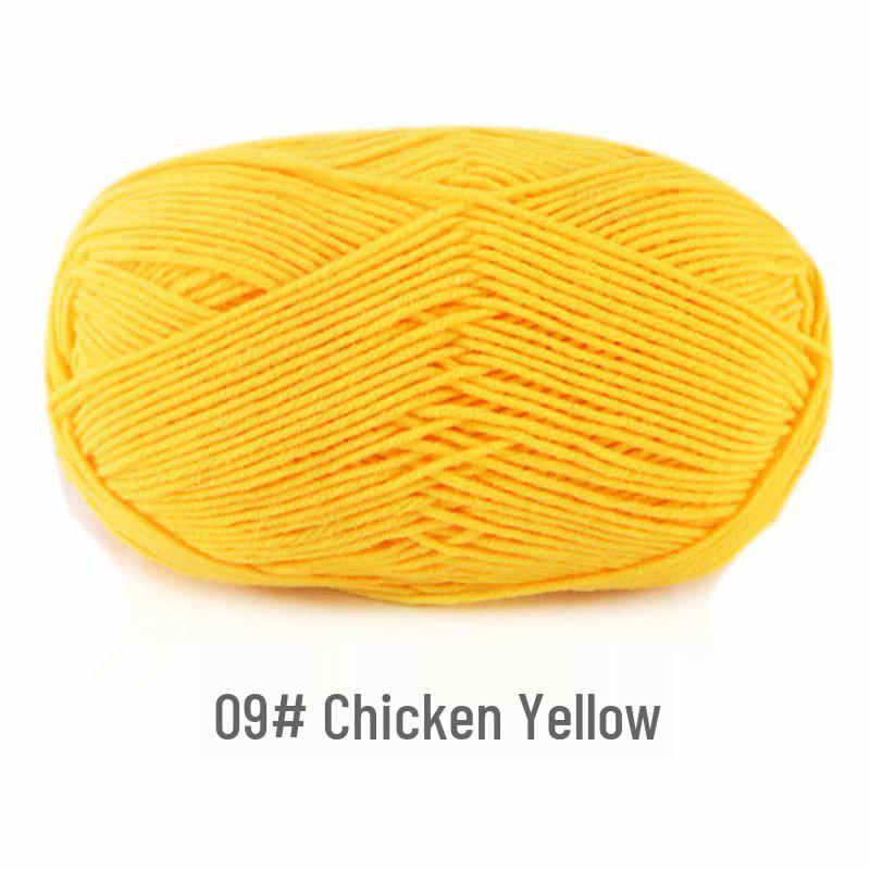 Suhe 4-Ply Combed Milk Cotton Yarn for Crochet & DIY Knitting Projects