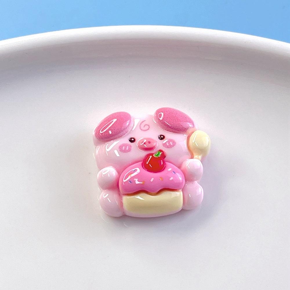 

Персонаж Мультяшный Сделай Сам Ювелирные Изделия Розовый Поросенок Смола Аксессуары Причудливый Для StyleA