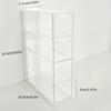 4Grids Desk Glasses Sunglasses Drawer Divider Transparent Dust-proof Overlay Cosmetics Lipstick Shelving Gift Office Supplies