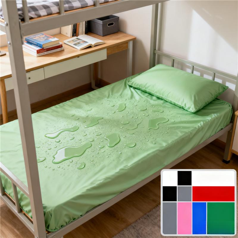 

Waterproof Thicken Mattress Pad Protector Adjustable Fitted Sheets Bed Covers Anti-bacterial Pad 140x200 160x200 1xPillowcase NOSHEET grass зелений колір