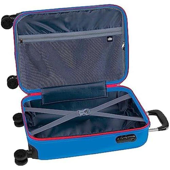 Mickey Chariot de Cabine 20" Valise à roulettes Cadenas de sécurité Valise légère Bleu Marine 34,5 x 20 x 55 cm, Bleu Marine,