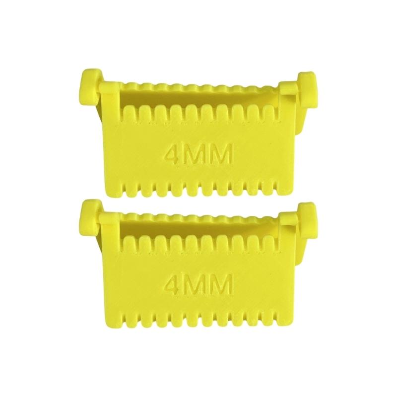 2Pcs Hinged Sewing Template Ruler Plastic Quilting Measuring Tool Edges Locking Stitching Guide for Fabric Stitching