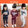 Süßes und trendiges Kapuzen-T-Shirt und lange Hosen Outfit für Kleinkinder, Kinder, Baby Mädchen
