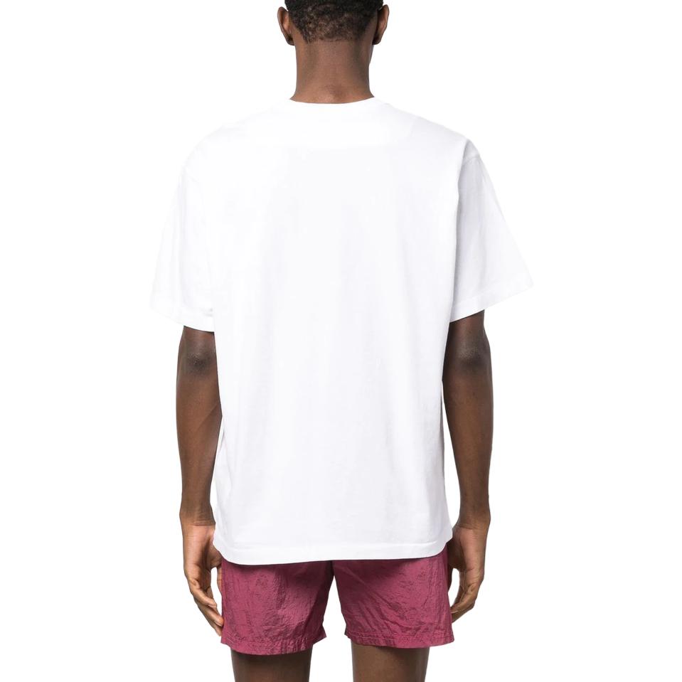 Stone Island Plain Crew Neck Short Sleeve T-Shirt Men tops White 781520444-V0001