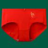 Women's Mid-Waist Red Underwear 2-Pack