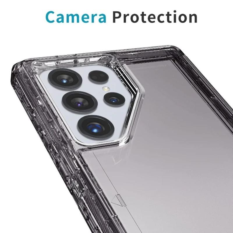 Heavy Duty 3IN1 Armor Case For Samsung Galaxy S26 S25 S24 S23 S22 Ultra Plus Military Grade PC Clear Anti-Drop Protection Cover