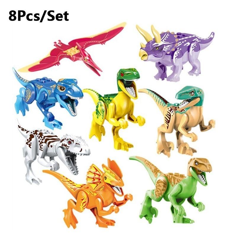 

8PC Miniature Dinosaur Model Desktop Ornaments Cute Little Dinosaur Model Set House Decoration Home Decoration