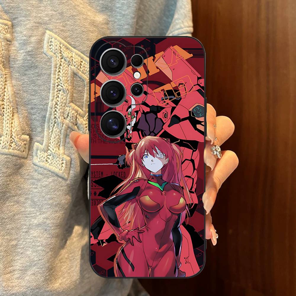 Hot Anime E-Evangelions Phone Case For Samsung S 24 Fe 25 Ultra Plus 20 Lite 21 30 22 23 24 22 Ultra 5G Fundas