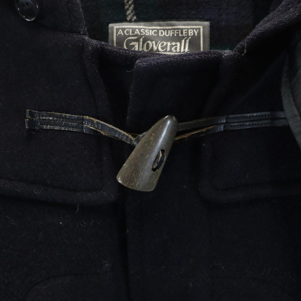 Gloverall Vyrobeno v Anglii Melton Duffel kabát 50 tmavě modrý Pánský Použitý