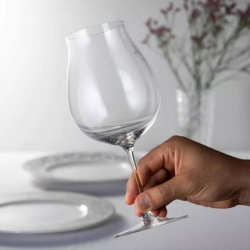 2/1Pcs 940/710ml Crystal Red Wine Glass Crystal Goblet Burgundy Bordeaux Wine Glass Cups Long Stem Tasting Cup Wedding Drinkware