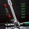 1/4" 3/8" 1/2" Drive Retractable Ratchet Set Drive Rotating Ratchet Reversible Drive 72 Tooth Socket Wrench Mechanical Tool