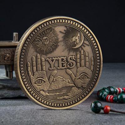 Ja- oder Nein-Münzen, Sammlerstücke, alte Münzen, Silber, gefälschte Glücksmünzen, Original-Herausforderungsmünzen, Hobo-Dollar-Kopie, Kupfer-Piratenmünzen, Geschenk