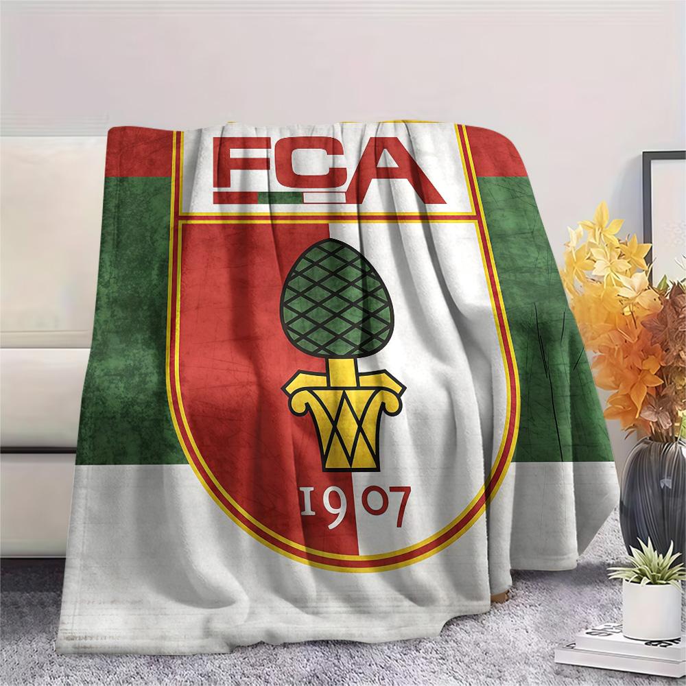 FC Augsburg Flannel Blanket, High quality Comfortable for All Seasons, Home Decor, Warmth and Comfort