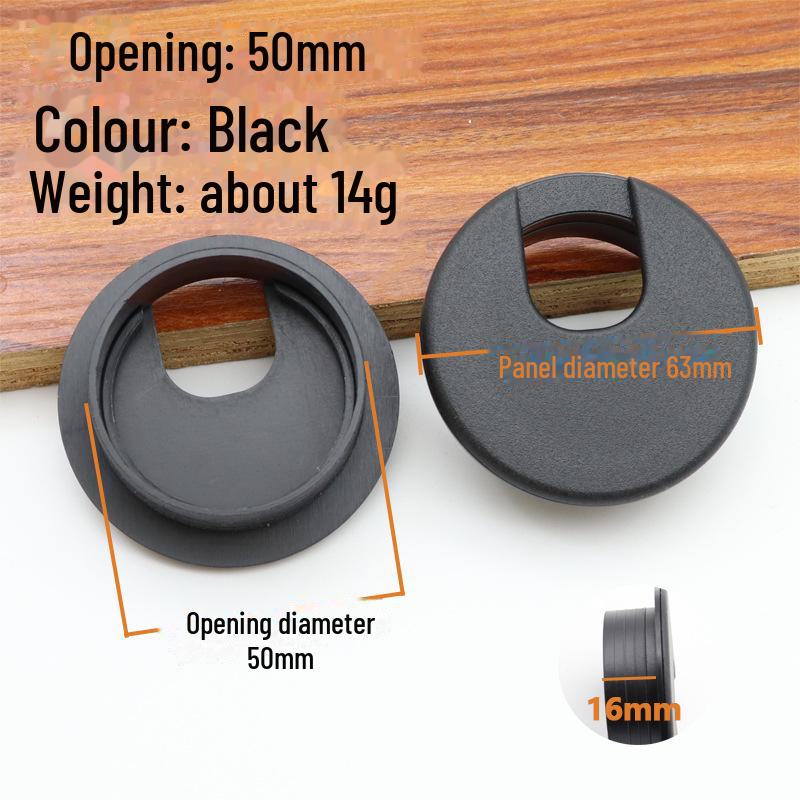Desktop Cable Management Hole Cover - Decorative Round Sealing Ring