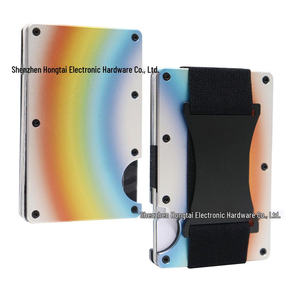 New RFID Blocking Carbon Fiber Wallet with Money Clip