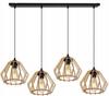 MODERN WOODEN LED CEILING HANGING LAMP