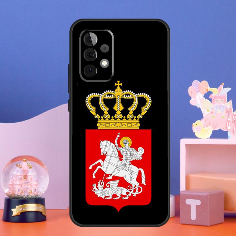 Georgia Flag Case For Samsung Galaxy A17 A06 A16 A26 A36 A56 A55 A35 A15 A32 A52 A13 A33 A53 A14 A34 A54