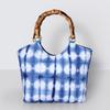 Bohemian Cotton Handcrafted Tote With Zipper Pocket For Casual Travel Use