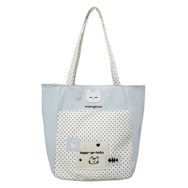 Polar Dot Shoulder Bag Women's Large Capacity Crossbody Bag Student Commuter Book Bag