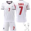 FIFA Wereldkampioenschap 2026 Engeland voetbalshirt voor kinderen en volwassenen SAKA #7