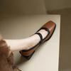 Women's Low Heel Shoes Square Heel Shallow Mouth One-line Buckle Shoes Daily Commute Versatile New Spring Zapatillas De Mujer