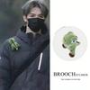 Cartoon Little Dinosaur Doll Cute Headband Korean Internet Celebrity Super Cute Headband Plush Hairpin Exquisite Brooch Hair Accessories
