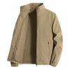 Men's Spring & Autumn Stand-Up Collar Lightweight Jacket, Loose Fit, Plus Size, Customizable Logo