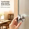 Stainless Steel No Drill Glass Cabinet Door Pull Anti Slip Long Lasting Durable For Bathroom Kitchen Glass Cabinet Doors