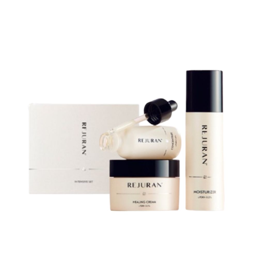 

Rejuran Набор для интенсивного ухода – Клиническая линия (3 шт: Концентрат / Увлажняющий крем / Лечебный крем)