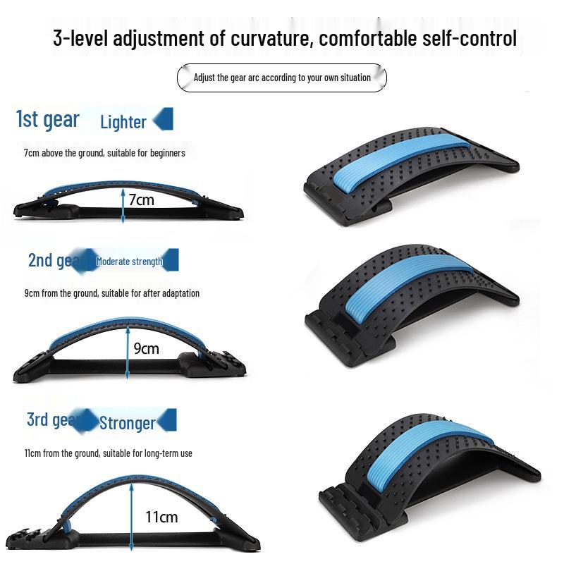 Advanced Lumbar & Neck Massager with Acupuncture Back Support