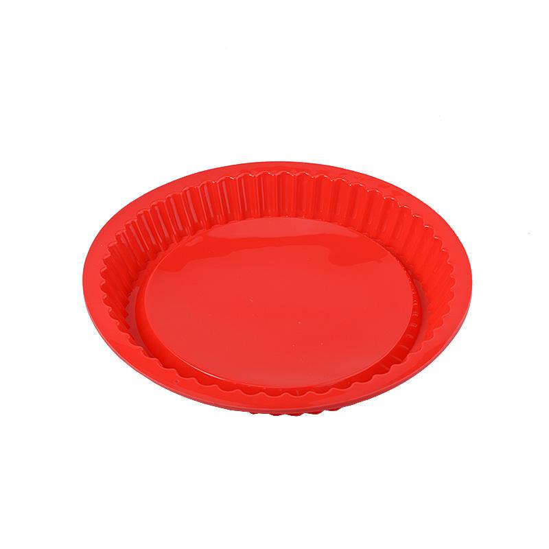 1pc 10inch High-Temperature Silicone Cake Mold for Easy Baking - Round Shape- Perfect for Cakes and Pizzas