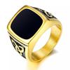 Celtic Knot Titanium Steel Men's Ring - European & American Style, Personalized Jewelry
