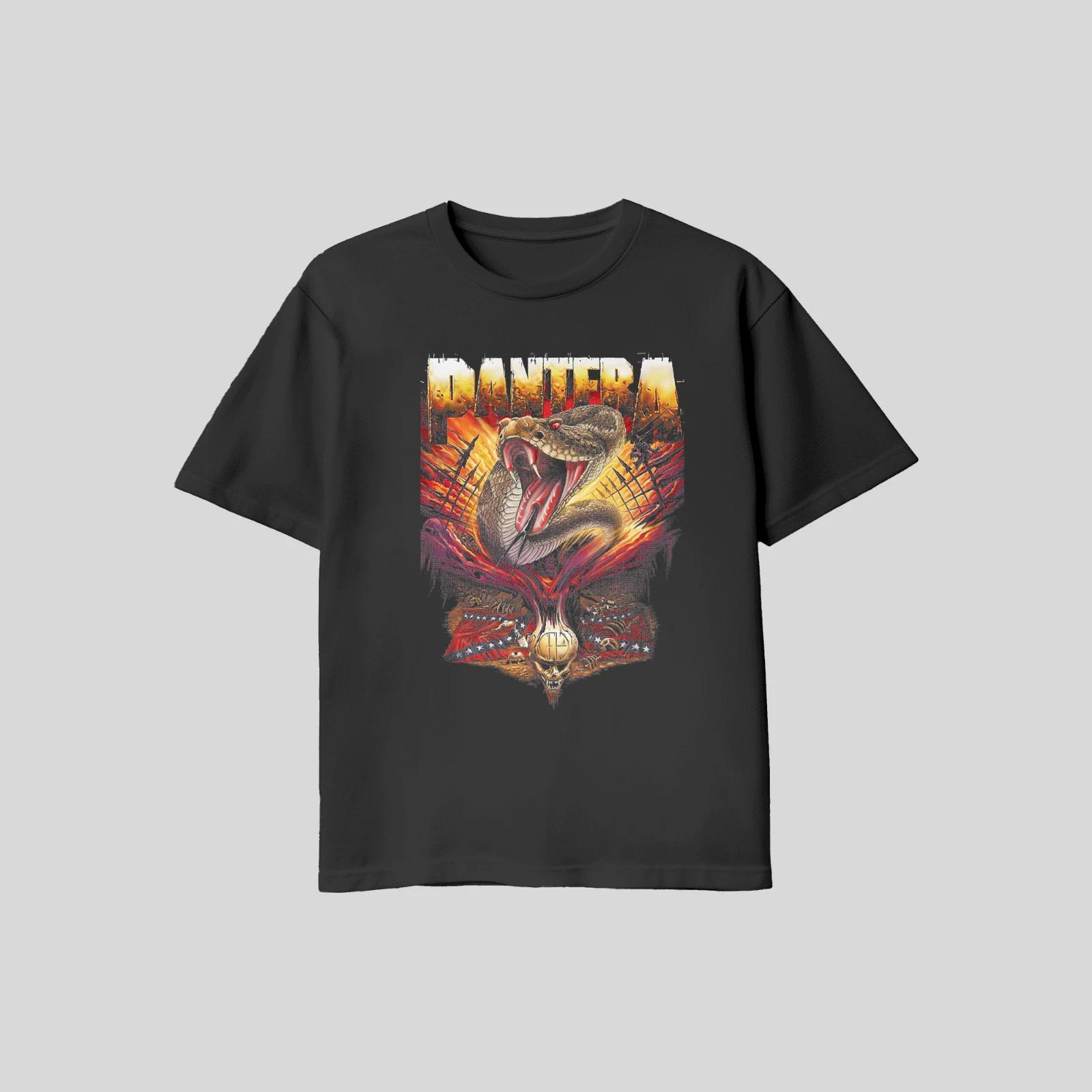 Unisex Adult Casual Graphic Pantera Rattle Snake CFH Cowboys From H... L