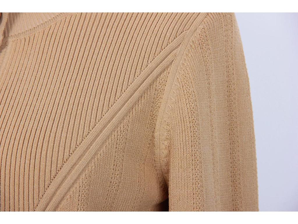 Damen Frühling 2025 Strick-Cardigan mit langen Ärmeln - Kleiner Duftstil