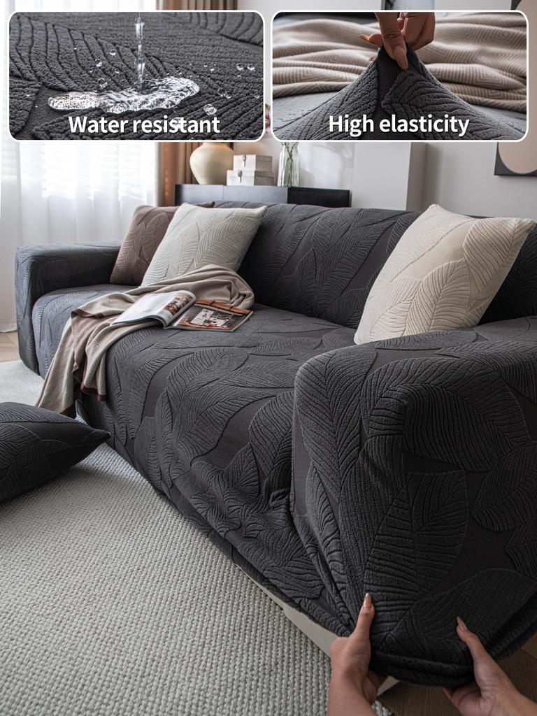 1Pc Jacquard Sofa Cover Anti-Dirty Elastic Scratch-Resistant Couch Cover For Living Room 1 2 3 4 Seater L Shaped Full Set