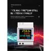 Din Rail AC Monitor 6IN1 110V 220V 380V 100A Voltage Current Power Factor Active KWH Electric Energy Frequency Meter VOLT AMP