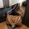 New Retro Soft Leather Crossbody Bag for Women Large Capacity Fashi Shoulder Bag Comfortable and Versatile Texture Stroage Bag