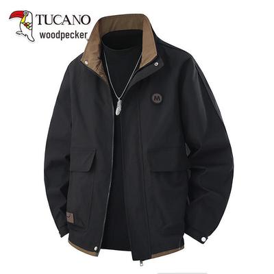 Men's Windproof Stand Collar Jacket