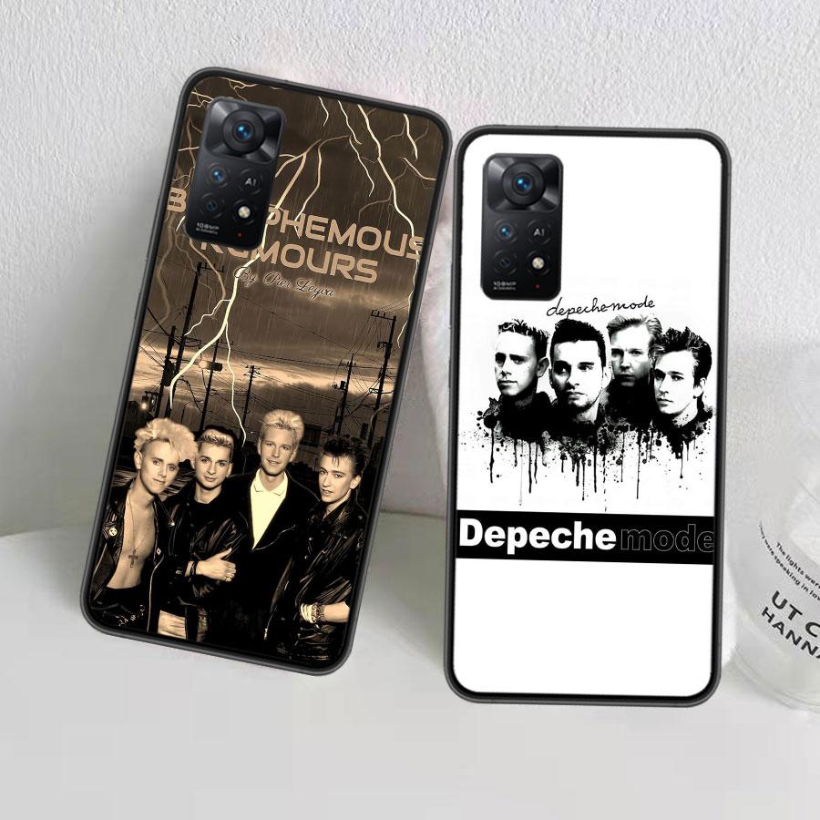 Rock Band Depeches Modes Case Phone For Redmi 13 14C 12 12C Note 14S 14 Pro Plus 10 10A 10C 9 9A 9C 9T 8 8A 7 7A TPU Clear Cover