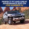 7 černých vnějších anténních stožárů pro Hummer H2 2003-2009 - Náhradní antény pro automobily, nákladní vozy a SUV - Kompatibilní s FM a AM rádii - Auto a Tr