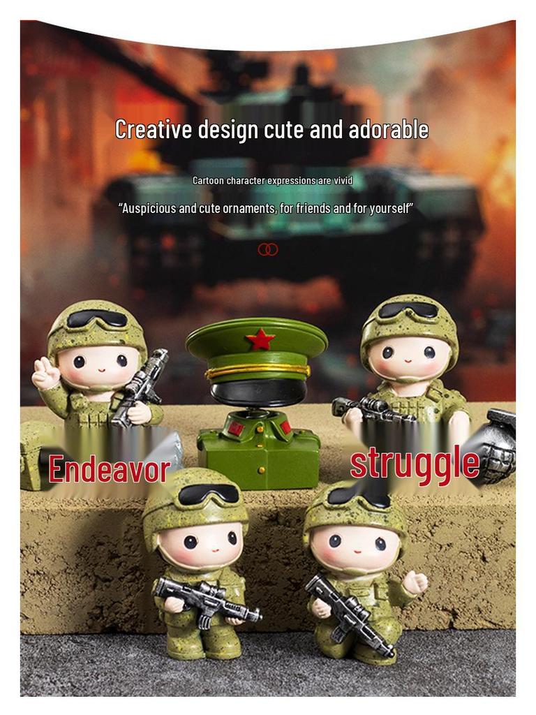 Creative Soldier Phone Stand Military Souvenir Birthday Gift Party Favor