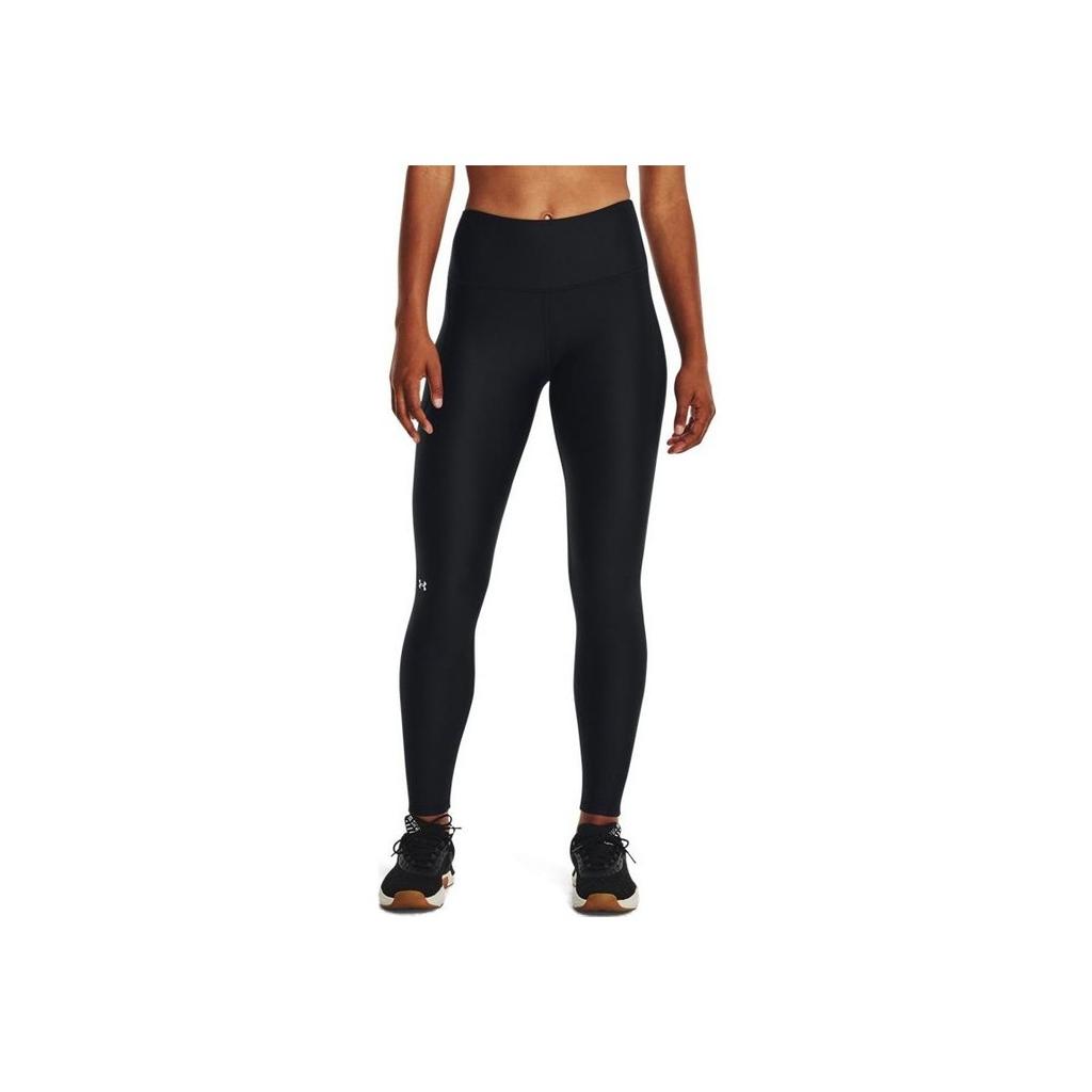 Under Armour Solid Color Training Compression Pants Women Bottoms Black 1379879-001