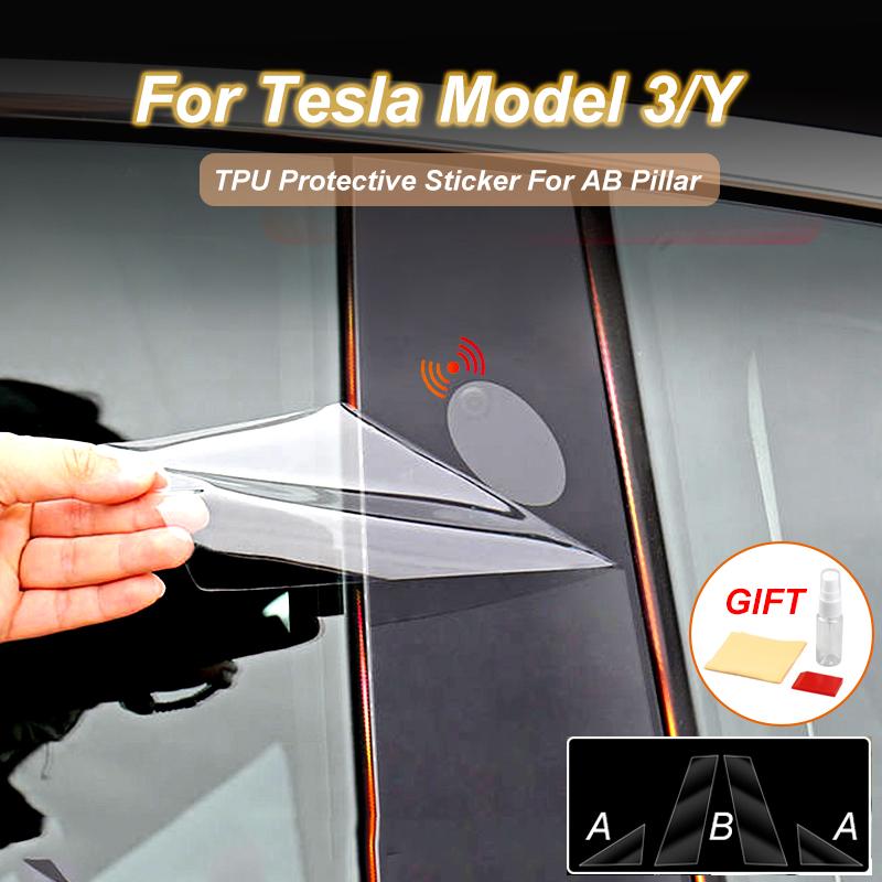 

4 шт. для Tesla Model 3, автомобильная защитная пленка, модель B, модель Y, устойчивая к царапинам, автомобильная пленка из ТПУ, модернизация