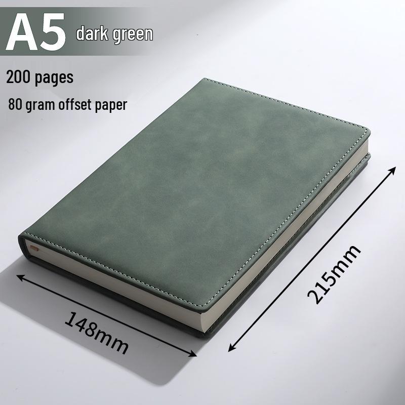 Custom B5 Notebook Gift Set with Thickened Cover, A5 Business Diary, and Logo Printing.