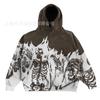 American high street skull skeleton hooded sweater men's and women's trendy brand loose dark street pullover