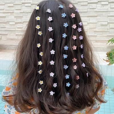 10 pièces/Lot Petite Fleur Pince à Cheveux Accessoires pour Cheveux pour Filles Épingle à Cheveux Douce Clips Boucle Tressée Cheveux Accessoires de Coiffure