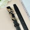 New Hot-Selling High-End Textured Long Letter Women's Belt for Casual Suit Pants, Jeans, and Dresses