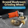 30 40 50mm Brazed Mushroom Head Diamonded Grinding Bits For Inner Arc Bowl Bottom Trimming Engraving Bit Polishing Grinding Tool